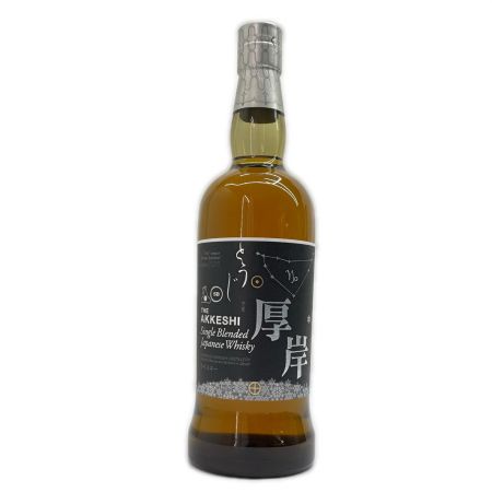 【北海道内限定発送】 堅展実業株式会社 厚岸シングルブレンデッドジャパニーズウイスキー冬至　48%700ml 未開栓