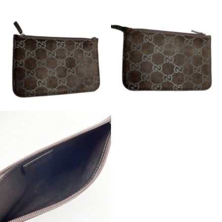  GUCCI グッチ ショルダーバッグ GG スウェード SS棒 レディース 001-3181 ブラウン