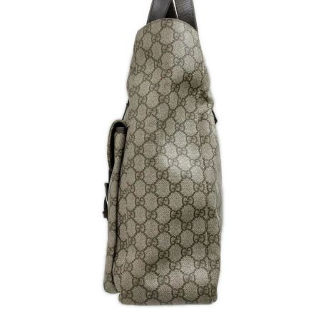  GUCCI グッチ トートバッグ GGスプリームキャンバス レザー ショルダーバッグ レディース 141196 ブラウン