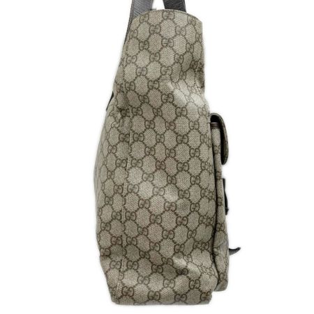  GUCCI グッチ トートバッグ GGスプリームキャンバス レザー ショルダーバッグ レディース 141196 ブラウン
