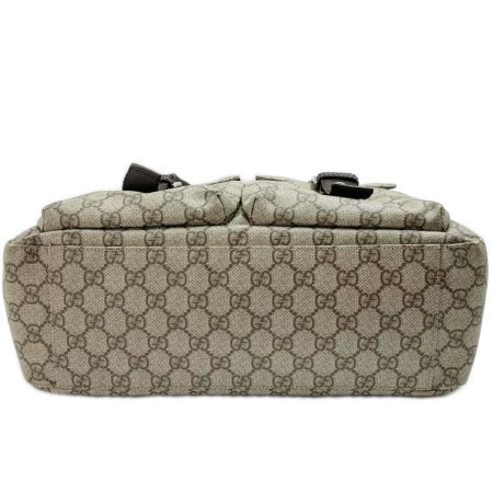  GUCCI グッチ トートバッグ GGスプリームキャンバス レザー ショルダーバッグ レディース 141196 ブラウン