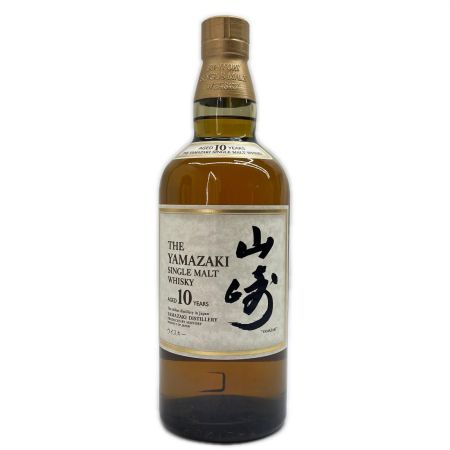 【北海道内限定発送】 YAMAZAKI 山崎/サントリー ウィスキー 700ml 40％ 10年 未開栓
