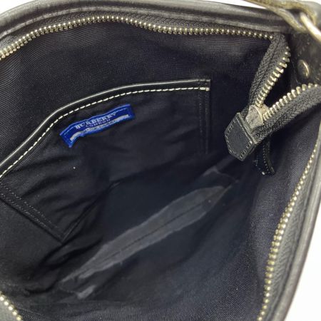  BURBERRY BLUE LABEL バーバリーブルーレーベル ショルダーバッグ チェック柄 ブラック×グレー