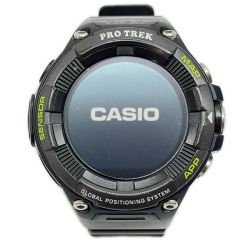 ◆◆ CASIO カシオ スマートウォッチ腕時計 PRO TREK タバコ匂い有り WSD-F21HR-BK ブラック Cランク