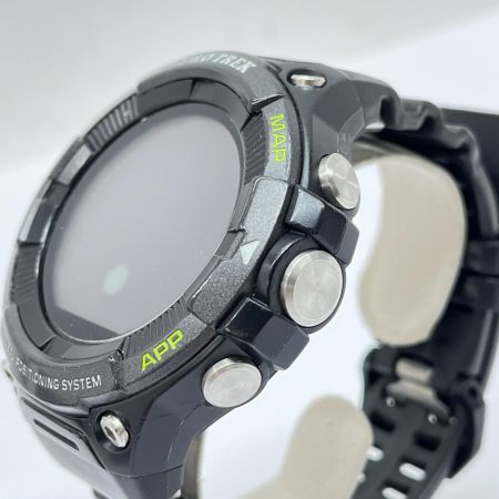  CASIO カシオ スマートウォッチ腕時計 PRO TREK タバコ匂い有り WSD-F21HR-BK ブラック