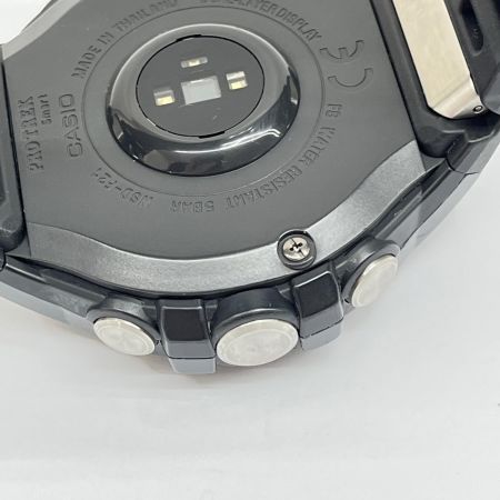  CASIO カシオ スマートウォッチ腕時計 PRO TREK タバコ匂い有り WSD-F21HR-BK ブラック