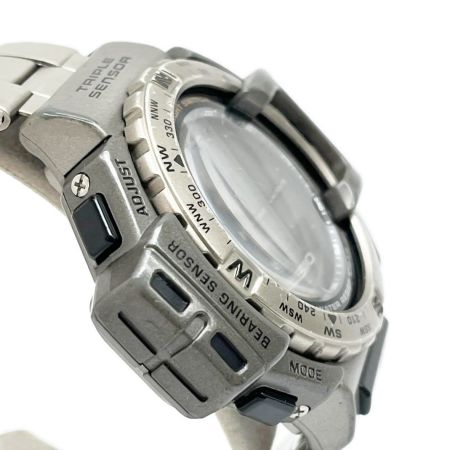  CASIO カシオ 腕時計 クォーツ 本体のみ PRO TREK メンズ チタン PRT-411