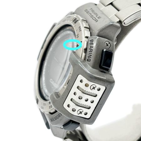  CASIO カシオ 腕時計 クォーツ 本体のみ PRO TREK メンズ チタン PRT-411
