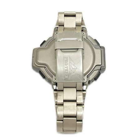  CASIO カシオ 腕時計 クォーツ 本体のみ PRO TREK メンズ チタン PRT-411