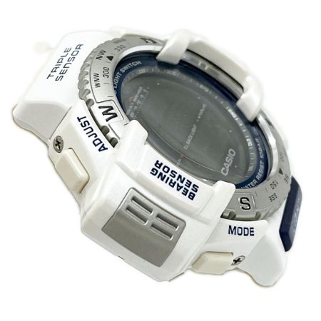  CASIO カシオ 腕時計 クォーツ PRO TREK クォーツ 本体のみ ナイロン ホワイト 白 PRT-40
