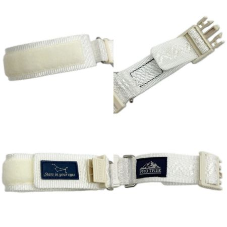  CASIO カシオ 腕時計 クォーツ PRO TREK クォーツ 本体のみ ナイロン ホワイト 白 PRT-40