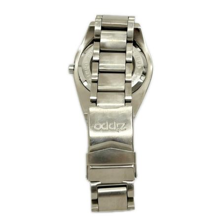  ZIPPO ジッポー 腕時計 自動巻き 本体のみ チタン ブラック シルバー メンズ