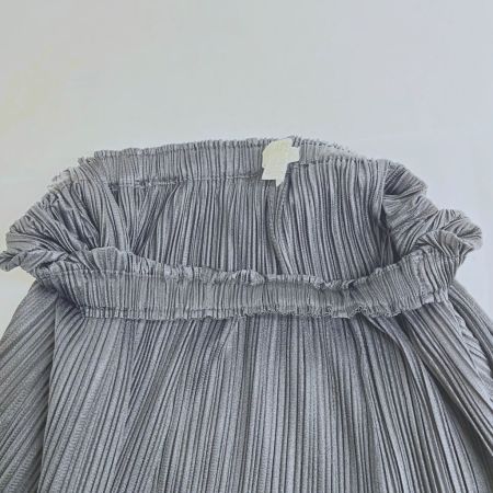  ISSEY MIYAKE イッセイミヤケ プリーツスカートカラーブロック PLEATSPLEASE size3 レディース PP23-JG763 ブラック