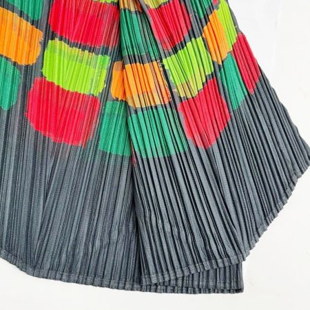  ISSEY MIYAKE イッセイミヤケ カーディガン サイズ3 レディース PP23-JO762 グレーグリーン