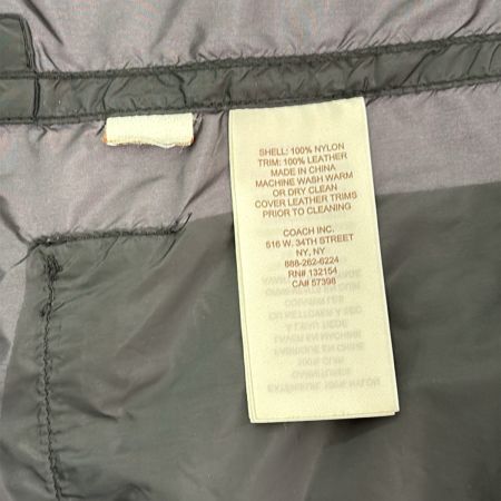  COACH コーチ ナイロンコート XSサイズ RN# 132154 ブラック