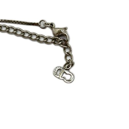  Christian Dior クリスチャンディオール 木の実 ネックレス シルバーカラー