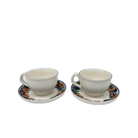 ROYAL COPENHAGEN ロイヤル・コペンハーゲン ゴールデンサマー 4Pセット21cmプレート×2・カップ&ソーサセット 洋食器 箱付