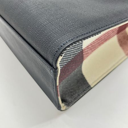  BLUE LABEL CRESTBRIDGE ショルダーバッグ サイドチェック柄 ネイビー