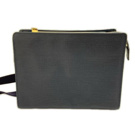  BLUE LABEL CRESTBRIDGE ショルダーバッグ サイドチェック柄 ネイビー