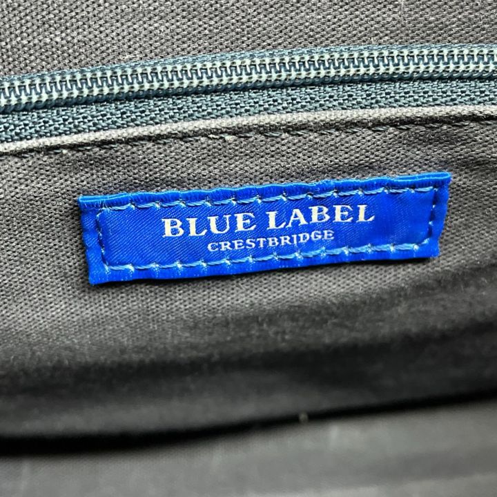 BLUE LABEL CRESTBRIDGE ショルダーバッグ サイドチェック柄 ネイビー 