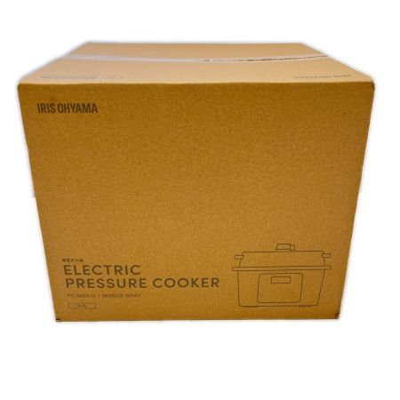  IRISOHYAMA アイリスオーヤマ 電気圧力鍋  3.0L 2024年製 PC-MB3 グレー