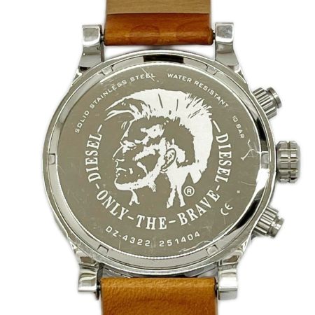  DIESEL ディーゼル 腕時計 本体のみ クォーツ レザー ブルー メンズ DZ-4322