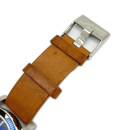  DIESEL ディーゼル 腕時計 本体のみ クォーツ レザー ブルー メンズ DZ-4322