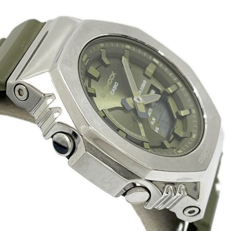  CASIO カシオ 腕時計 G-SHOCK デジアナウォッチ クォーツ 本体のみ ラバー カーキ GM-S2100