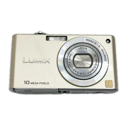  Panasonic パナソニック デジタルカメラ ゴールド 取説・充電器・箱付 DMC-FX35