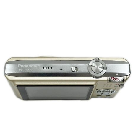  Panasonic パナソニック デジタルカメラ ゴールド 取説・充電器・箱付 DMC-FX35