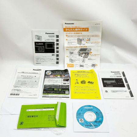  Panasonic パナソニック デジタルカメラ ゴールド 取説・充電器・箱付 DMC-FX35