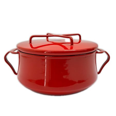  DANSK ダンスク コベンスタイル 両手鍋 ホーロー鍋 ガス・IH対応 レッド