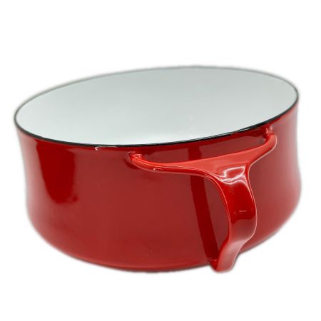  DANSK ダンスク コベンスタイル 両手鍋 ホーロー鍋 ガス・IH対応 レッド