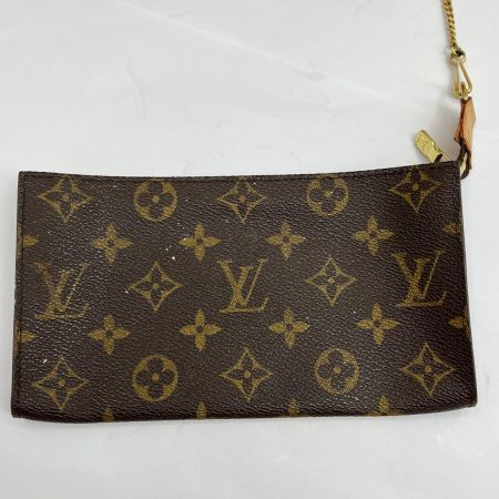  LOUIS VUITTON ルイヴィトン トートバッグ モノグラム バケット27 ポーチ付 ベタ有 M42236 ブラウン
