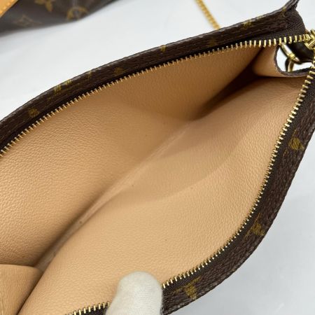  LOUIS VUITTON ルイヴィトン トートバッグ モノグラム バケット27 ポーチ付 ベタ有 M42236 ブラウン