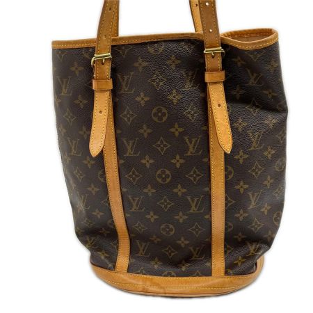  LOUIS VUITTON ルイヴィトン トートバッグ モノグラム バケット27 ポーチ付 ベタ有 M42236 ブラウン