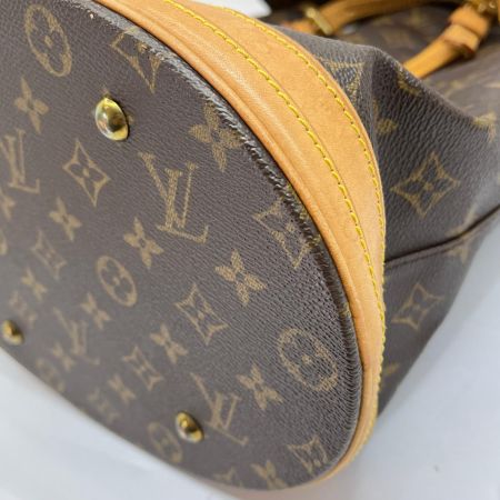  LOUIS VUITTON ルイヴィトン トートバッグ モノグラム バケット27 ポーチ付 ベタ有 M42236 ブラウン