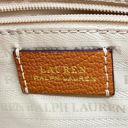  LAUREN RALPH LAUREN ラルフ ローレン ショルダーバッグ レザー ブラウン