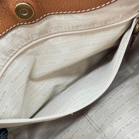  LAUREN RALPH LAUREN ラルフ ローレン ショルダーバッグ レザー ブラウン
