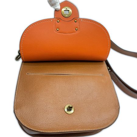  LAUREN RALPH LAUREN ラルフ ローレン ショルダーバッグ レザー ブラウン