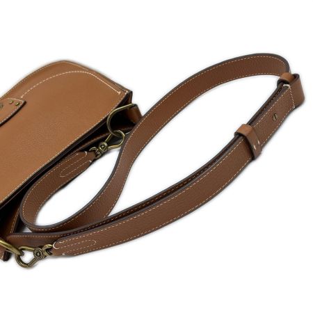  LAUREN RALPH LAUREN ラルフ ローレン ショルダーバッグ レザー ブラウン