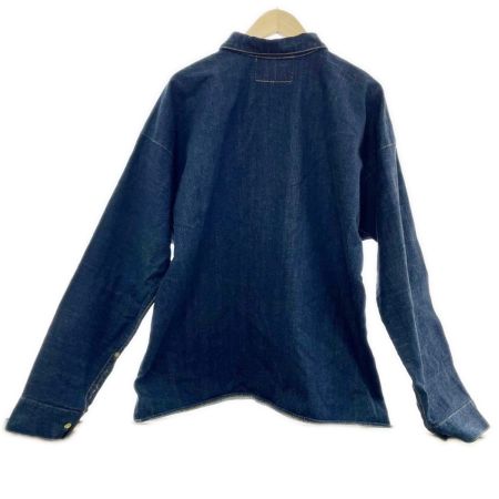  LEVI'S リーバイス プルオーバーシャツ ハーフオープンボタン Mサイズ  デニム メンズ ネイビー