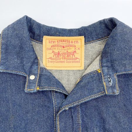  LEVI'S リーバイス プルオーバーシャツ ハーフオープンボタン Mサイズ  デニム メンズ ネイビー