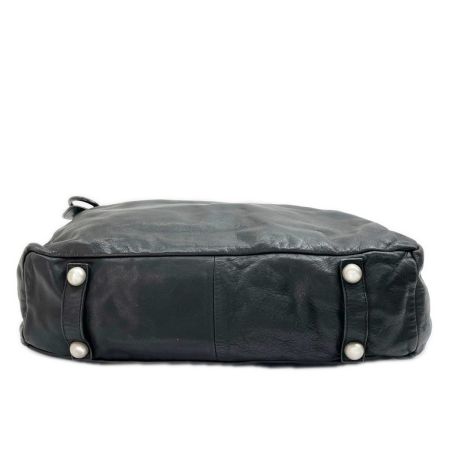  KAWAKAWA カワカワ 斜め掛けショルダー レザーバッグ ブラック レディース ﾃﾞｶｼﾞｯﾌﾟ 黒