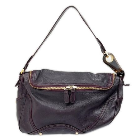  CELINE セリーヌ ワンショルダーバッグ レザー レディース  CUSO/16 ブラウン