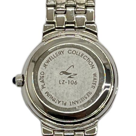  LZ リズ 腕時計  R8.4月電池交換済み 文字盤FINE platinam999.5 LZ-106 シルバー