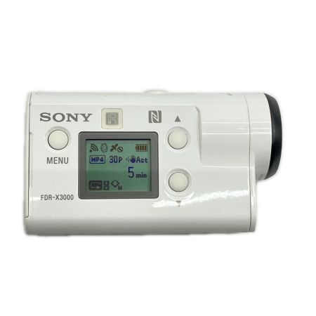  SONY ソニー アクションカメラ 4K 2017年製 割れ・ベタ有 FDR-X3000