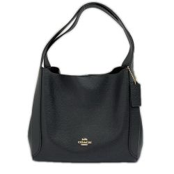 ◆◆ COACH コーチ  レザーショルダーバッグ ハドリーホーボー 79965 ブラック Aランク