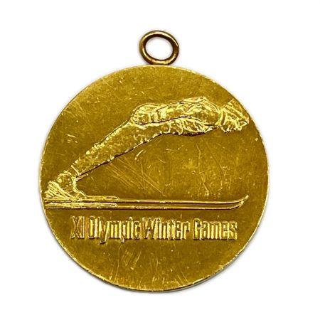   第11回札幌オリンピック冬季大会1972 K18 総重量26.8ｇ 造幣局刻印記念メダル