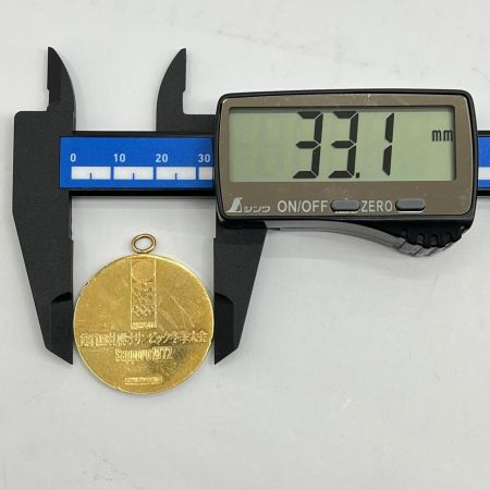   第11回札幌オリンピック冬季大会1972 K18 総重量26.8ｇ 造幣局刻印記念メダル